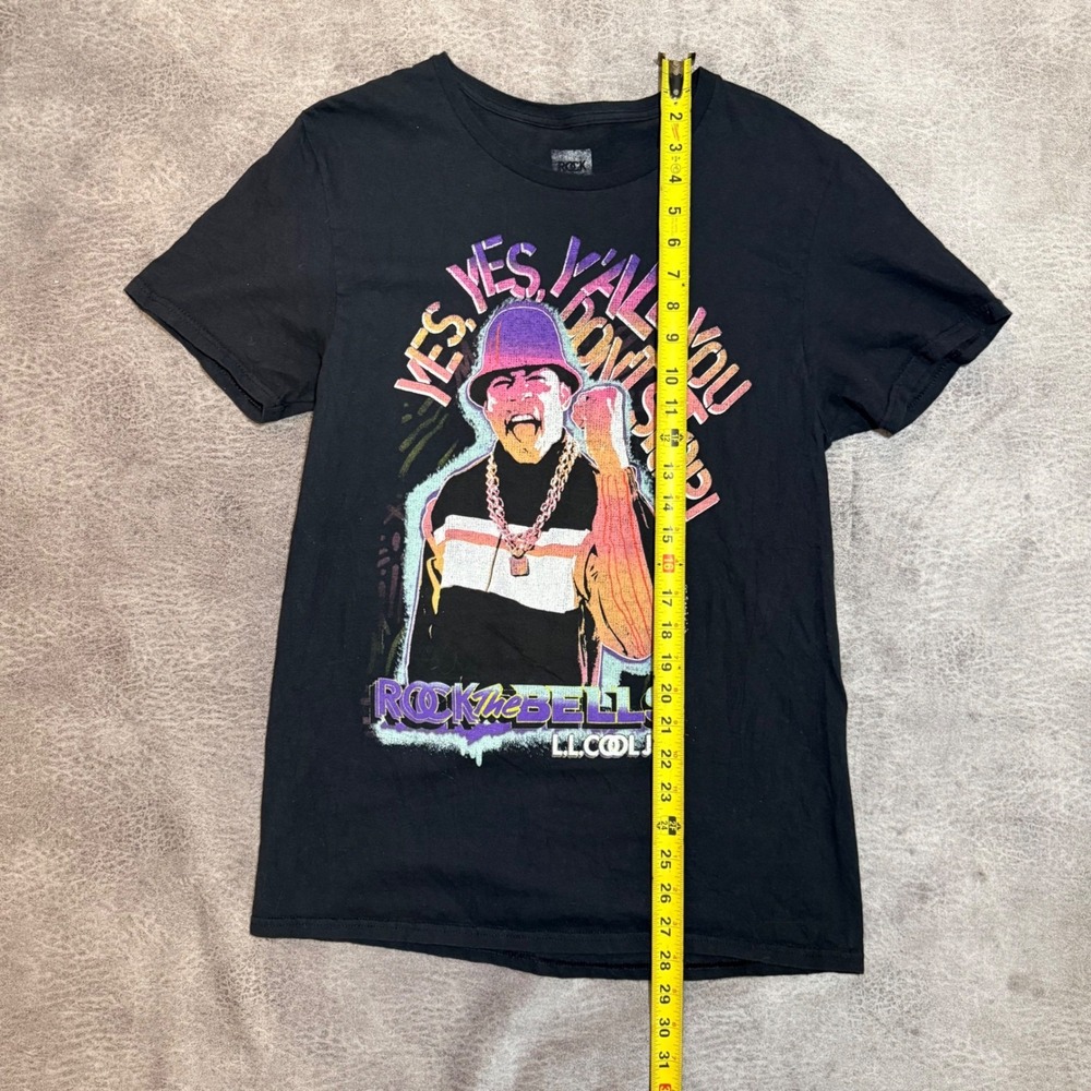 Rock The Bells LL Cool J Graphic Tee Mens Medium Black Streetwear Rap Shirt M - Picture 3 of 4